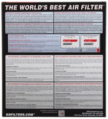 K&N 2015 Volkswagen Polo L4-1.8L Replacement Air Filter - Circuit Hero