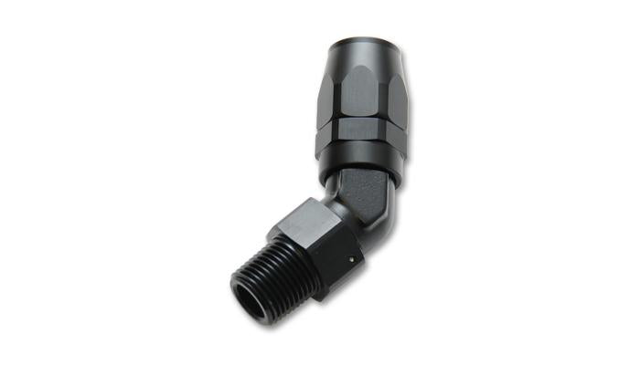 Vibrant Male -12AN 45 Degree Hose End Fitting - 1-1/6-12 Thread (12) - Circuit Hero