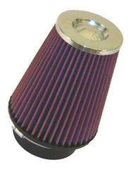 K&N Universal Chrome Filter 2.063in Flange ID x 3.5in Base OD x 2in Top OD x 4in H - Circuit Hero