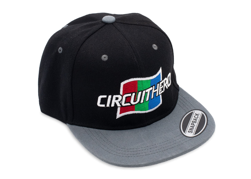 Circuit Hero Flag Snapback Track Hat - Circuit Hero