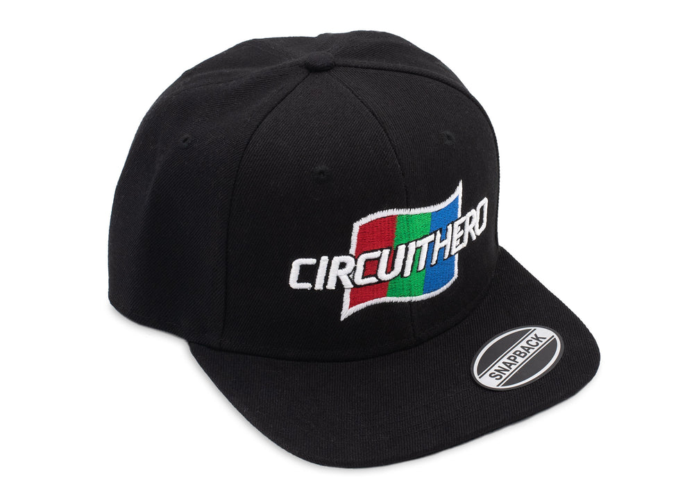Circuit Hero Flag Snapback Track Hat - Circuit Hero