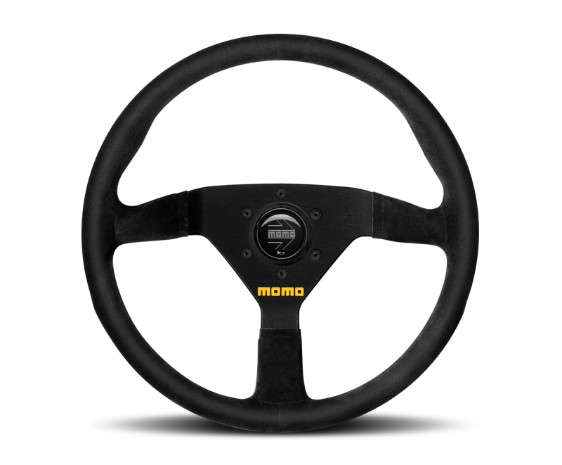 Momo Competition Steering Wheel 350 mm - Black AirLeather/Black Spokes - Circuit Hero