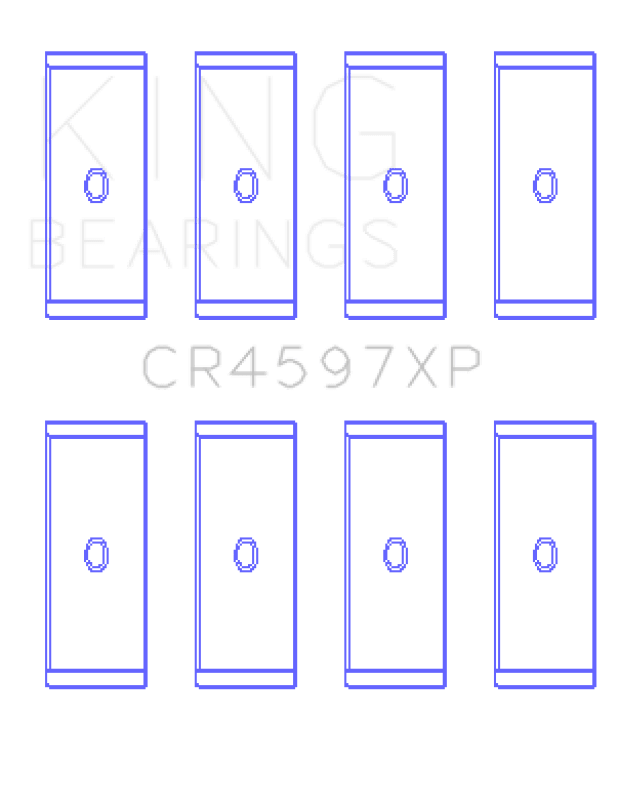 King Engine Bearings Volkswagen 2.0L FSI/TFSI Performance Rod Bearing Set - Size STD - Circuit Hero