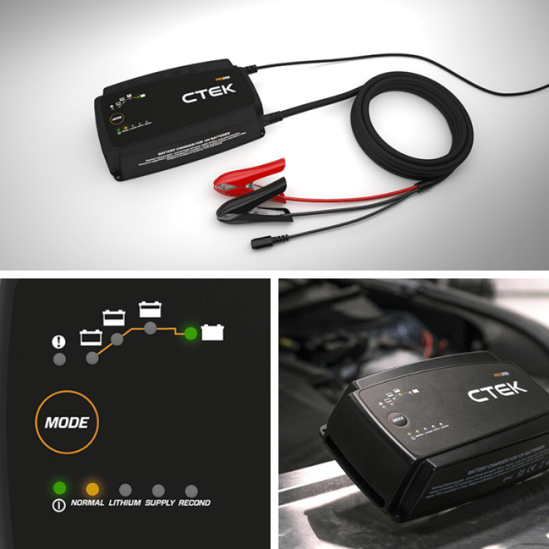 Pro25s CTEK PRO25S Battery Charger - 50-60 Hz - 12V – Circuit Hero