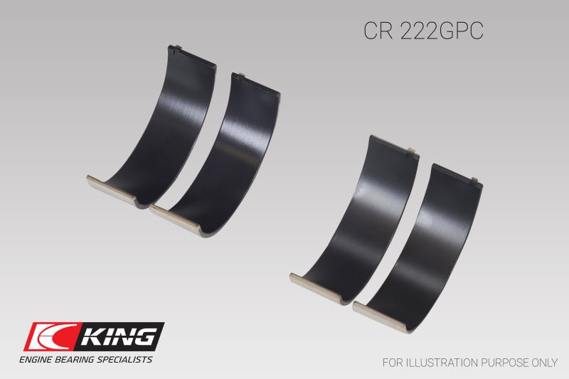 King Engine Bearings BMW N55B30A Sputter Replacement Rod Bearing Set - Size STD (2 Pair) - Circuit Hero