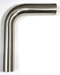 Stainless Bros 2.0in Diameter 1.5D / 3in CLR 90 Degree Bend 5in leg/8in leg Mandrel Bend - Circuit Hero