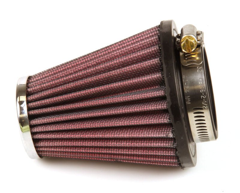 K&N Universal Chrome Filter 2.063in Flange ID x 3.5in Base OD x 2in Top OD x 4in H - Circuit Hero