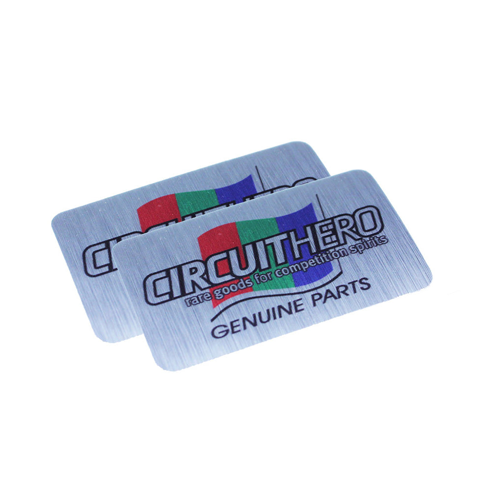 Circuit Hero Genuine Parts Brushed Metallic Decal