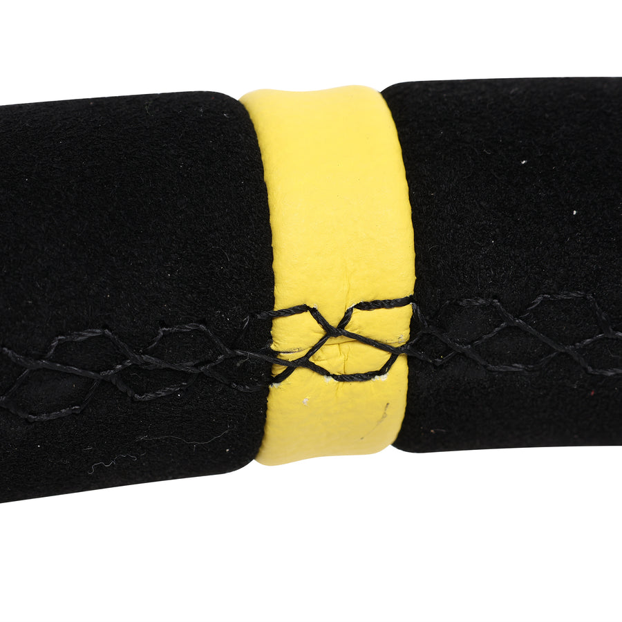 Circuit Hero 3 Spoke Steering Wheel with Slots 350mm/97mm Dish 6 Bolt