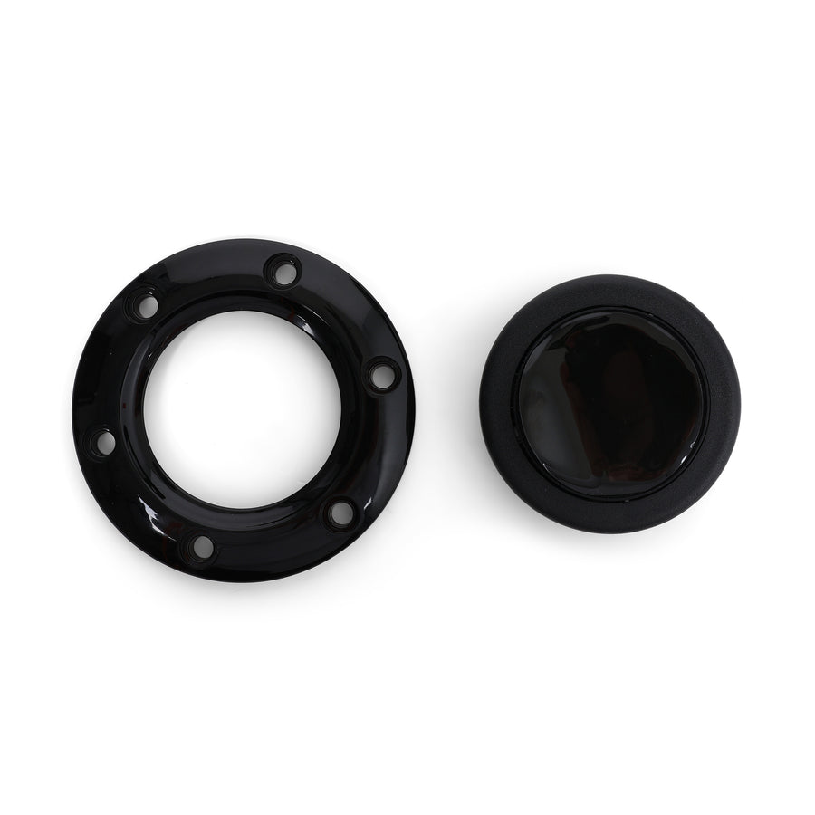 Circuit Hero 3 Spoke Steering Wheel with Slots 350mm/97mm Dish 6 Bolt