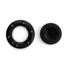 Circuit Hero 3 Spoke Steering Wheel with Slots 350mm/97mm Dish 6 Bolt