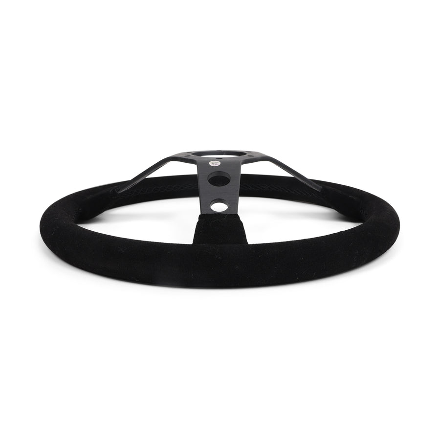 3 Spoke Steering Wheel with Holes 345mm/70mm Dish 6 Bolt
