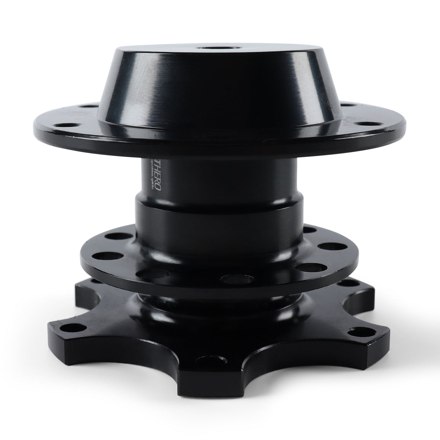 Quick Release Steering Wheel Hub 6-Bolt Black