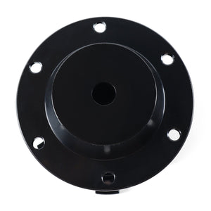 Quick Release Steering Wheel Hub 6-Bolt Black