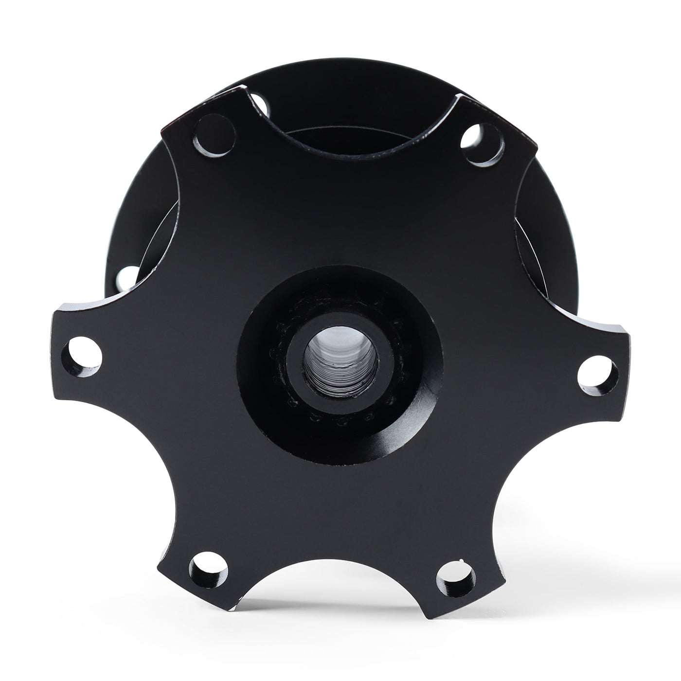 Quick Release Steering Wheel Hub 6-Bolt Black