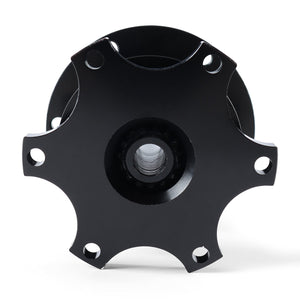 Quick Release Steering Wheel Hub 6-Bolt Black