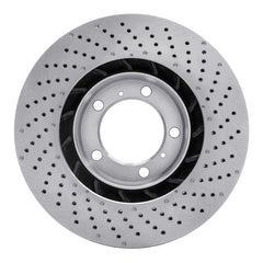 DFC 09-23 Porsche 718 Boxster Left Front Drilled Brake Rotor - Circuit Hero