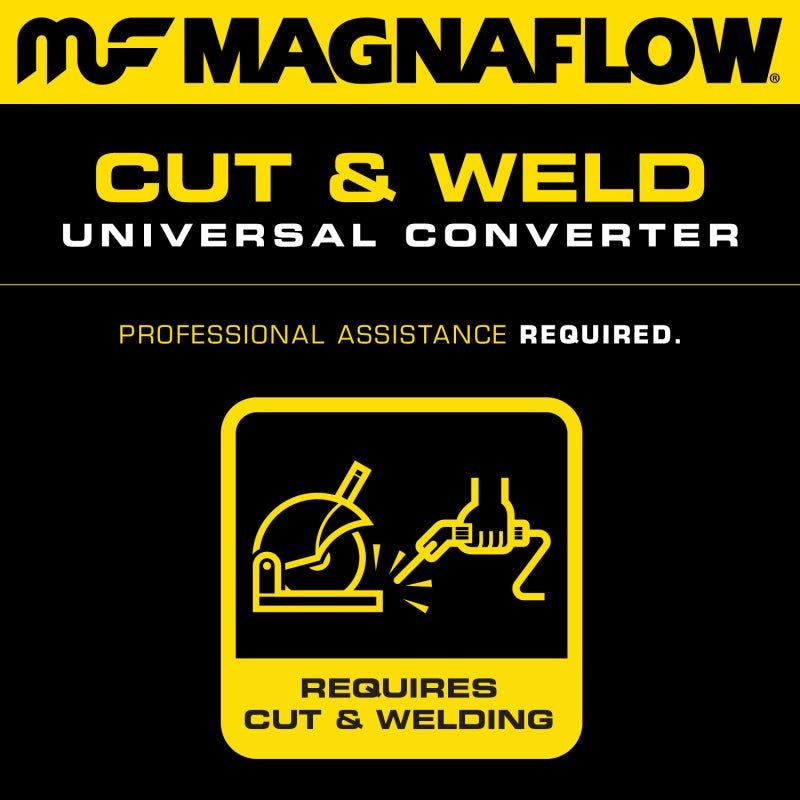 MagnaFlow Universal Catalytic Converter 2.25inch GM 3.8L - Circuit Hero