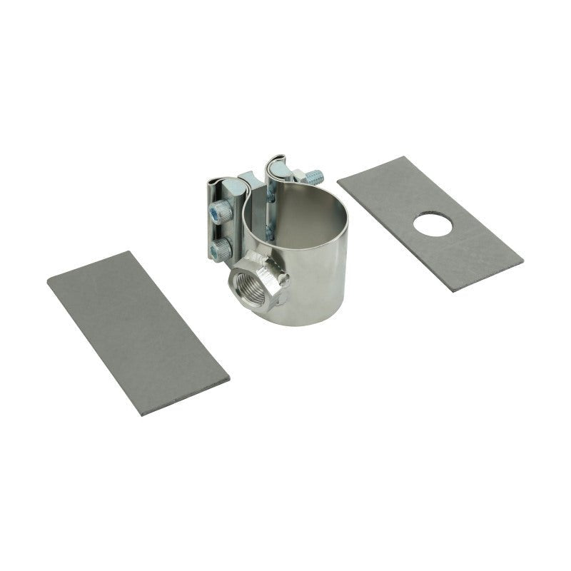 O2 Sensor Flange Pipe AEM No-Weld O2 Sensor Mount for 1.75 to 2.0 inch Diameter Pipe ...