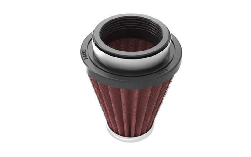 K&N Universal Chrome Filter 2.063in Flange ID x 3.5in Base OD x 2in Top OD x 4in H - Circuit Hero