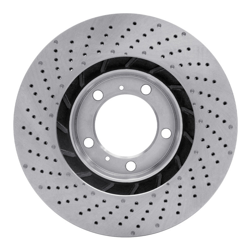 DFC 09-23 Porsche 911 Right Front Drilled Brake Rotor - Circuit Hero