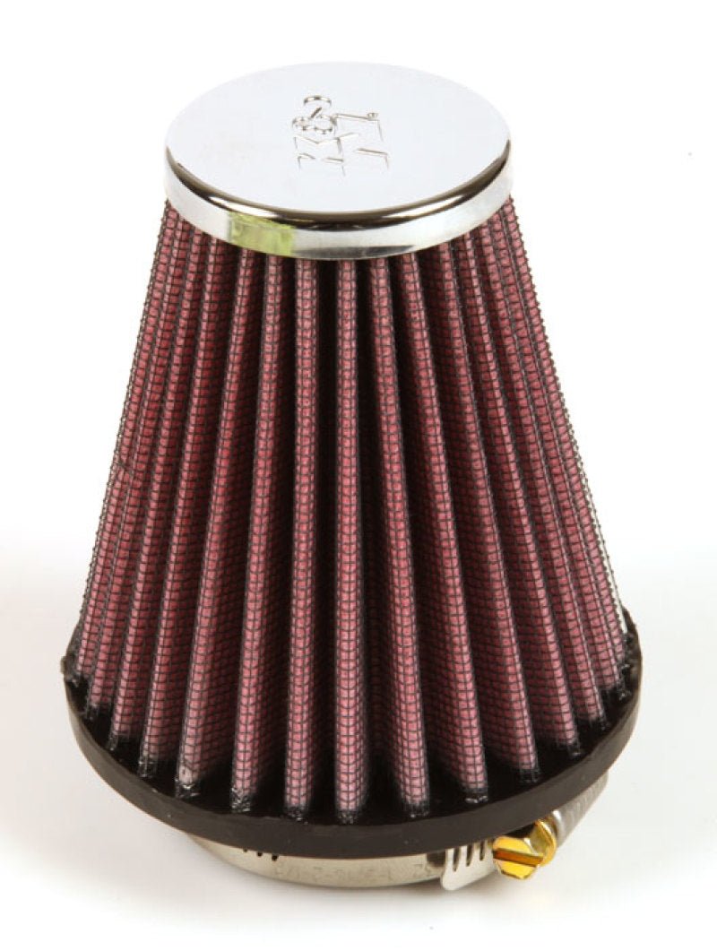 K&N Universal Chrome Filter 2.063in Flange ID x 3.5in Base OD x 2in Top OD x 4in H - Circuit Hero