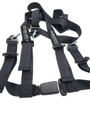 Circuit Hero 4 Point Harness 2" Belts (Black)