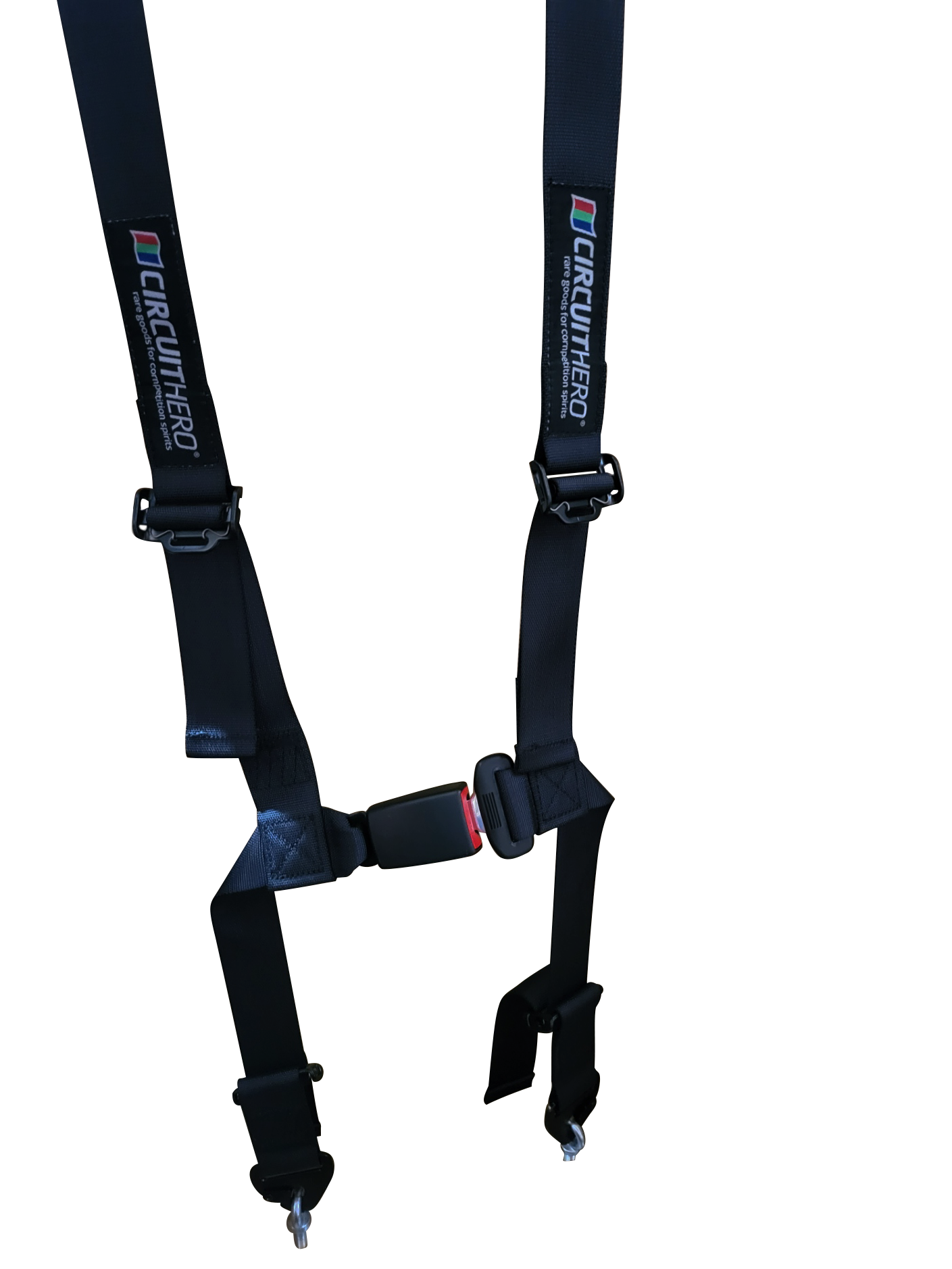 Circuit Hero 4 Point Harness 2" Belts (Black)