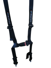 Circuit Hero 4 Point Harness 2" Belts (Black)
