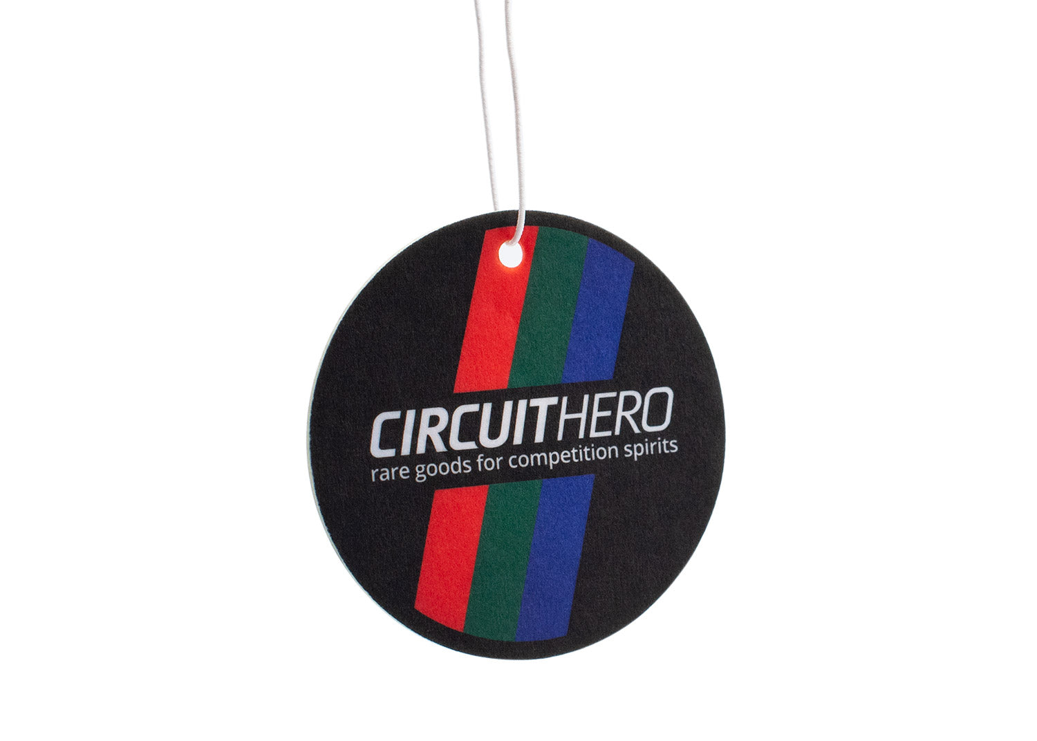 Circuit Hero Flag logo Round Air Freshener - Set of 5 (New car smell)