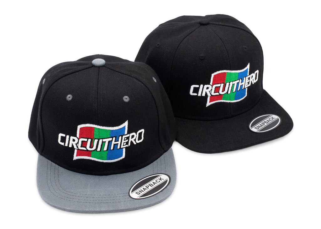 Circuit Hero Flag Snapback Track Hat