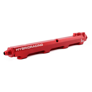 Hybrid Racing High-Flow Fuel Rail (B-Series / Universal) Dust Red HYB-FRL-01-31